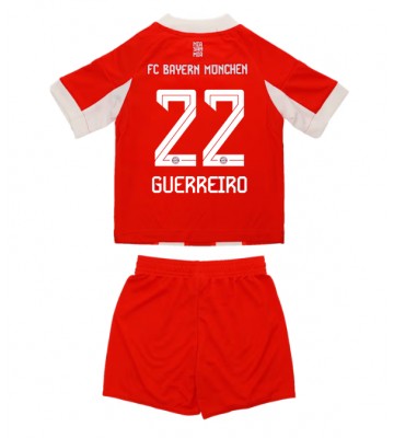 Bayern Munich Raphael Guerreiro #22 Hjemmebanetrøje Børn 2025-26 Kortærmet (+ Korte bukser)